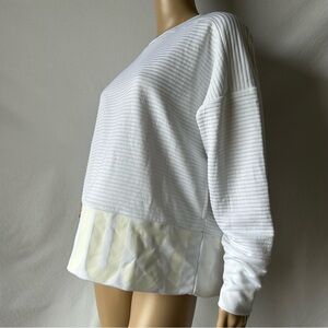 NIKE Dri-Fit White Long Sleeve Top